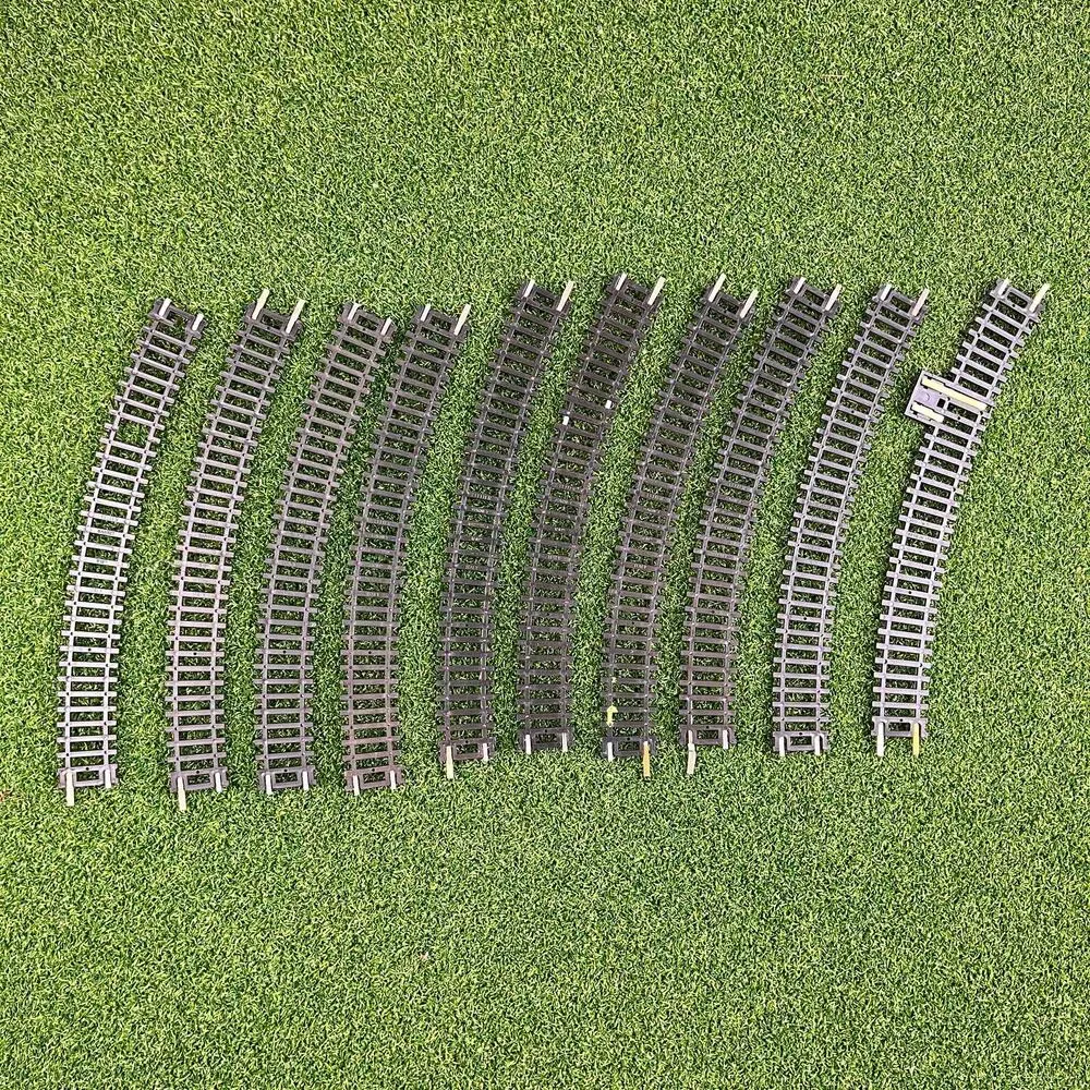 Vintage Model Train Curved Tracks HO Scale Railway Layout